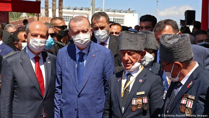 Cumhurbaşkanı Recep Tayyip Erdoğan geçen hafta Kıbrıs'ı ziyaret etmişti Cumhurbaşkanı Recep Tayyip Erdoğan geçen hafta Kıbrıs'ı ziyaret etmişti