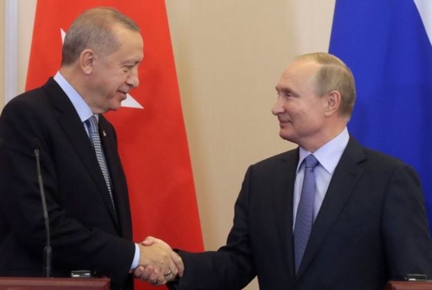 Cumhurbaşkanı Recep Tayyip Erdoğan ve Rusya Devlet Başkanı Vladimir Putin